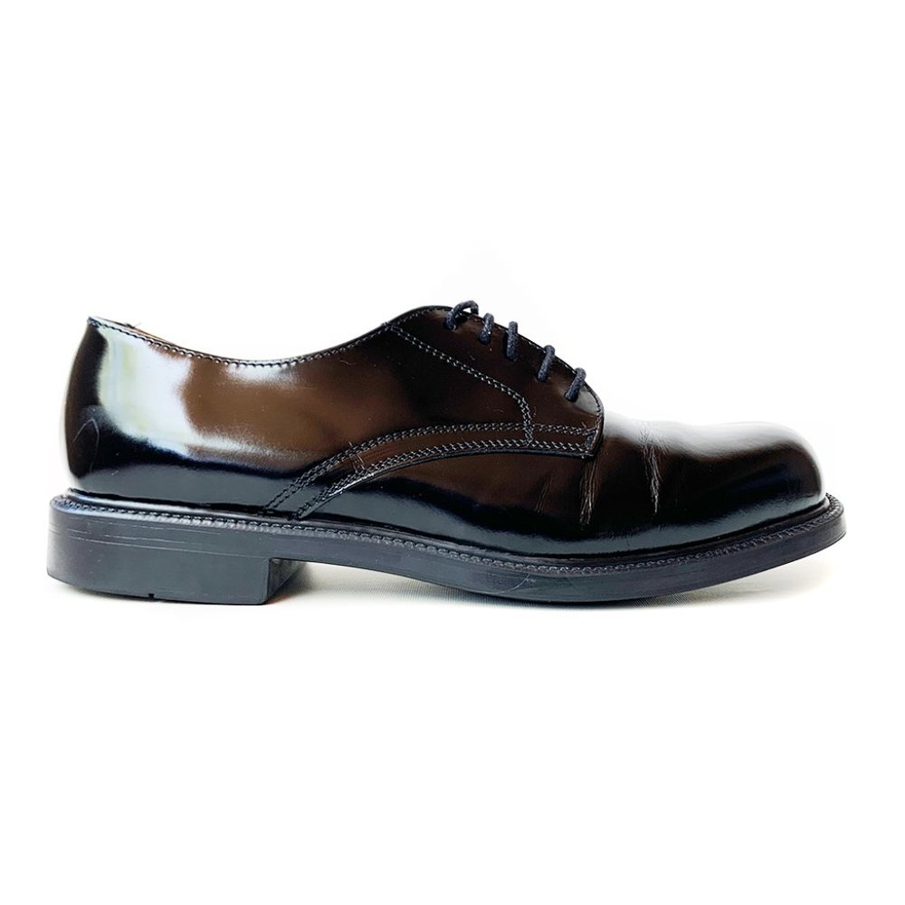 J. Crew Mens 8 H Black Italian Leather Dress Shoes